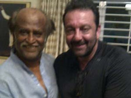 రజనీకాంత్ ను కలిసిన సంజయ్‌ దత్‌