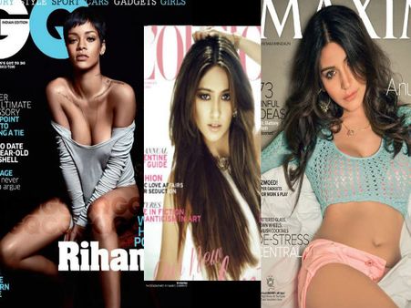 మేగజైన్లపై...పురి విప్పిన హీరోయిన్ల అందాలు(ఫోటోలు)