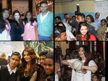 అభిమానులతో ఐశ్వర్యరాయ్(రేర్ ఫోటోలు)