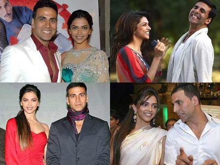 దీపిక పదుకొనే, అక్షయ్ కుమార్ రేర్ పిక్చర్స్