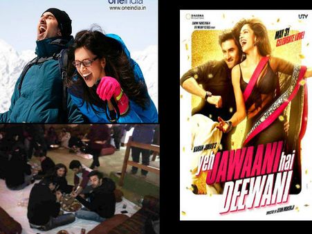 పిక్చర్స్: రణబీర్ పొసెసివ్‌గా అంటున్న దీపికా