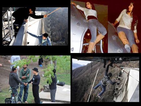 ఫోటోలు : అమీర్- కత్రినా డేంజరస్ స్టంట్స్