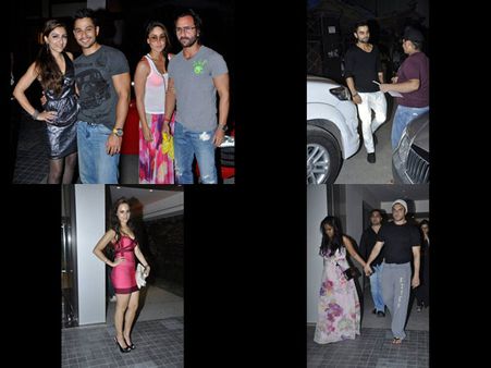 సైఫ్, కరీనాలతో పాటు పార్టీలో విరాట్, జహీర్ (ఫోటోలు)