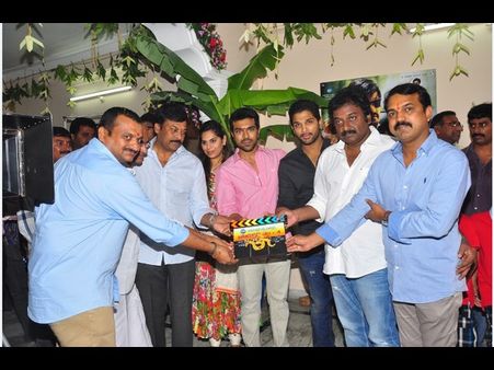 రామ్ చరణ్-కొరటాల శివ చిత్రం ప్రారంభం(ఫోటో)