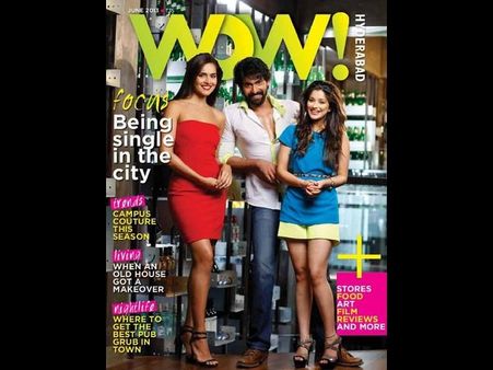 వావ్...ఇద్దరు సెక్సీభామలతో హీరో రానా(ఫోటోలు)