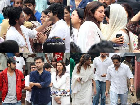 ఫోటోలు : ప్రియాంక తండ్రి అంత్యక్రియల్లో సెలబ్రిటీలు