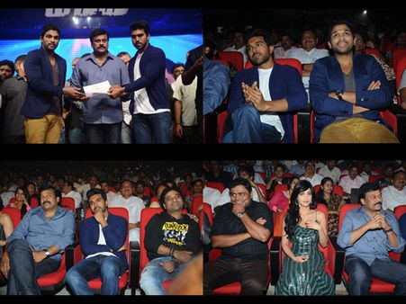 'ఎవడు' ఫంక్షన్ లో అల్లు అర్జున్ హంగామా (ఫోటోలు)