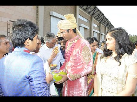 పెళ్ళి తంతు :పెళ్లి కొడుకుతో మోక్షజ్ఞ(ఫోటోలు)