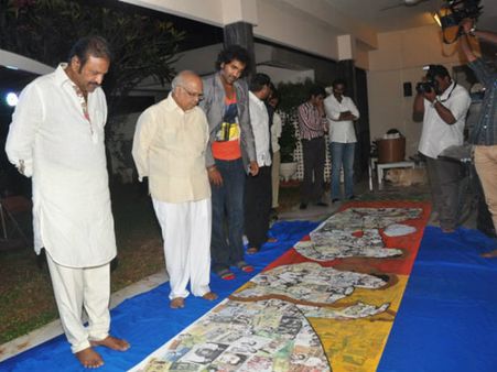 ఏయన్నార్‌కు కి మోహన్‌బాబు ఆత్మీయ కానుక