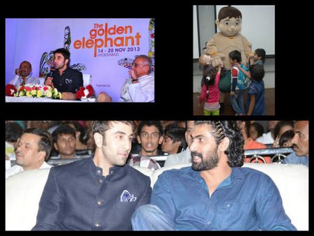 సందడి చేసిన రణబీర్, రాణా, చోటా భీమ్(ఫోటోలు)