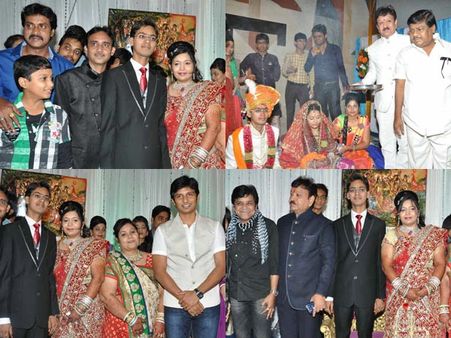 నిర్మాత కూతురు పెళ్లిలో సినీతారల సందడి (ఫోటోలు)