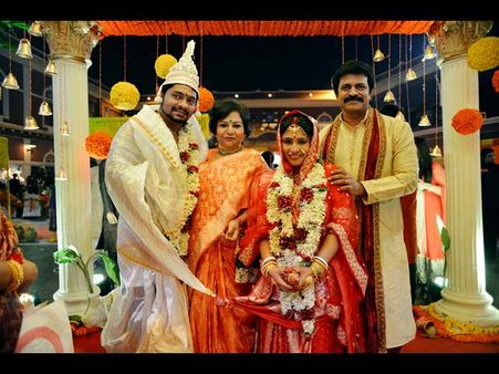 నటుడు బ్రహ్మాజీ కొడుకు వివాహం (ఫోటోలు)