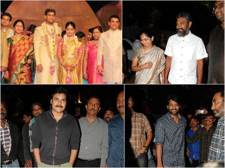 దిల్‌ రాజు కూతురి నిశ్చితార్థంలో పవన్, హీరోలు(పిక్చర్స్)