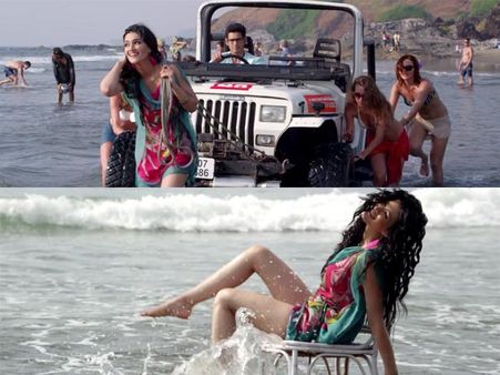 మహేష్ బాబు వాహనం లాగుతూ ముద్దు‌గుమ్మలు (ఫోటోలు)