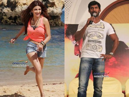 విశాల్‌తో రొమాన్స్‌కు కమిటైన శృతి హాసన్