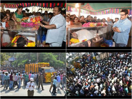 ఉదయ్ కిరణ్ అంతిమయాత్ర, ప్రముఖుల నివాళి (ఫోటోలు)