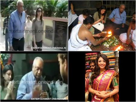 కాళహస్తిలో కాజల్ (పూజ ఫోటోలు)