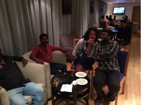 విక్రమ్-శంకర్ ‘ఐ’ పూర్తి, పార్టీ చేసుకున్నారు (ఫోటోలు)