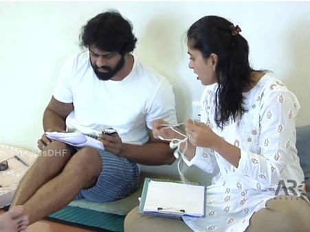 బాహుబలి: ప్రభాస్, అనుష్క, రానా హోంవర్క్ (ఫోటోలు)