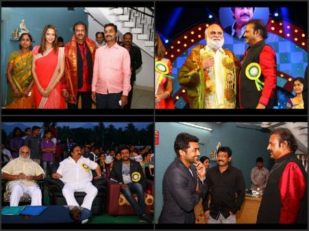 ప్రముఖులతో మోహన్ బాబు పుట్టిన రోజు వేడుకలు(ఫోటోలు)