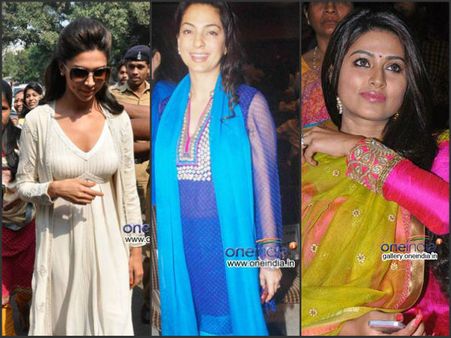 ఆయన దర్శనం కోసం సినీ తారల క్యూ...!