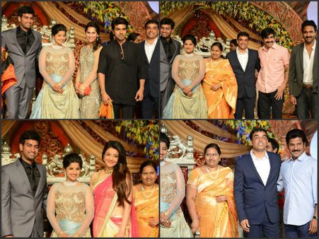 దిల్ రాజు కూతురు వెడ్డింగ్ రిసెప్షన్లో సినీస్టార్స్..(ఫోటోలు)