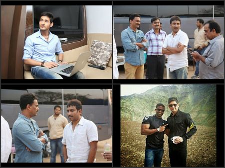 'ఆగడు' : లొకేషన్ లో మహేష్, తమన్నా (ఫొటోలు)