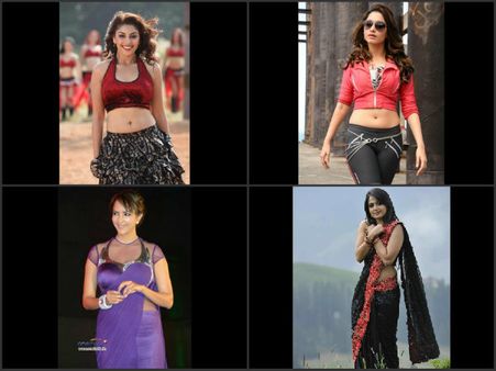 టాలీవుడ్ సుందరాంగులు...ఎవరి పొడవు ఎంత?