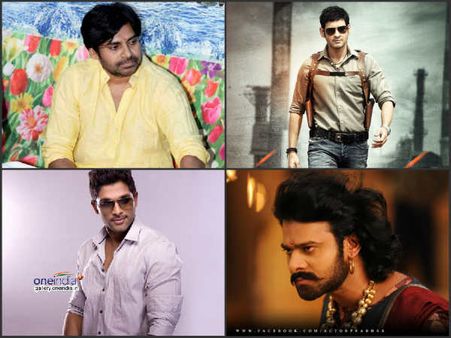 ఏం కష్టపడుతున్నార్రా బాబూ...మన స్టార్ హీరోల పాట్లు (ఫొటో ఫీచర్)