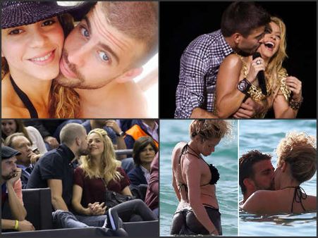 బాయ్ ఫ్రెండుతో షకీరా సరసాలు (ఫోటోలు)