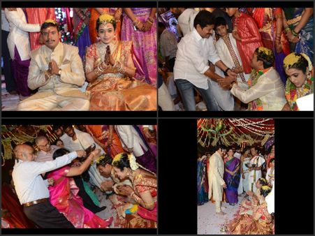 నందమూరి మోహనకృష్ణ కుమార్తె వివాహం(ఫొటోలు)