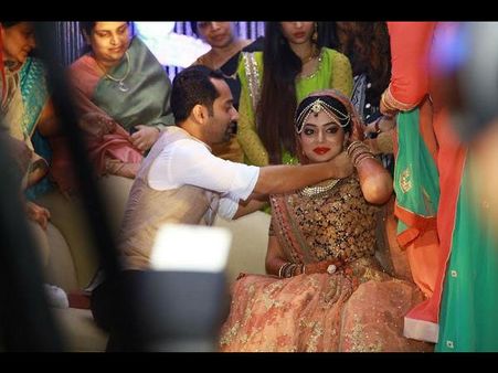హీరోయిన్ నజ్రియా వివాహ వేడుక (ఫోటోస్)