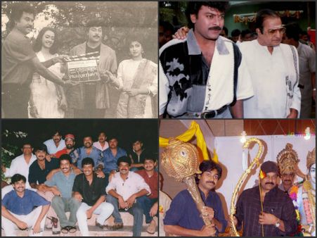 పవన్ ‘గద’, చిరంజీవి ‘బాణం’..(రేర్ ఫోటోస్)