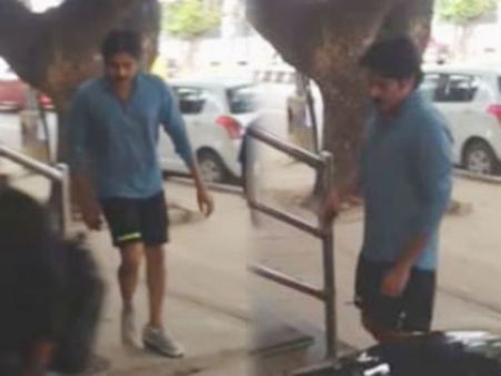 హాట్ టాపిక్: జిమ్ కి పవన్ కళ్యాణ్ (లీకెడ్ వీడియో)