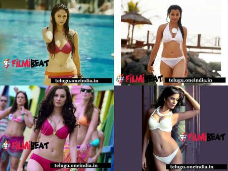 హాట్ అండ్ సెక్సీ బికినీ హీరోయిన్లు (ఫోటోలు)