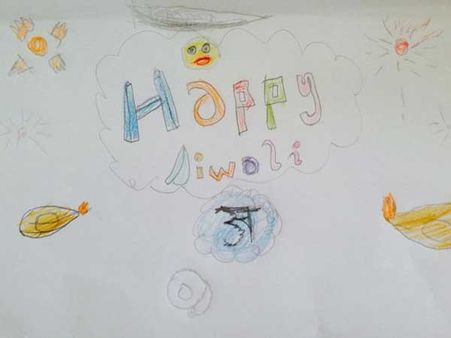 పవన్ పిల్లలు దీపావళి గ్రీటింగ్స్ చెప్తూ...(ఫొటో)