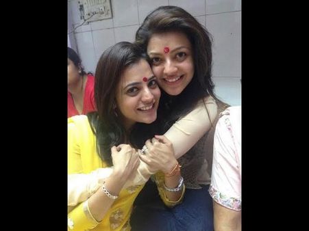 ఇదిగో కాజల్ ఇలా దీపావళి జరుపుకుంది(ఫొటో)