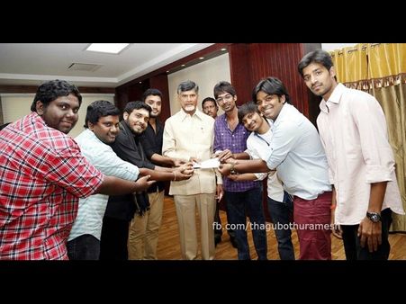 హుధూద్ తుఫాన్ బాధితులకోసం జబర్దస్త్ టీం విరాళం!