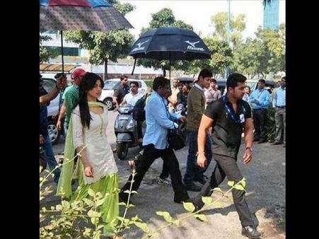 కెమెరాకు చిక్కిన మహేష్ బాబు, శృతి హాసన్