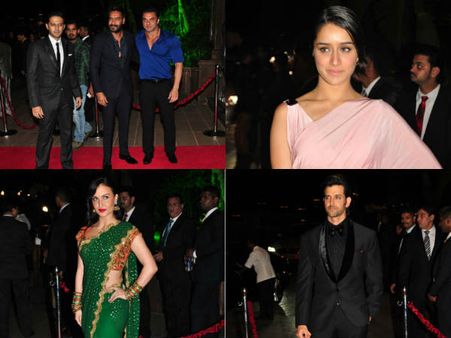 అర్పిత ఖాన్ వెడ్డింగ్ రిసెప్షన్, స్టార్స్ సందడి (ఫోటోస్)