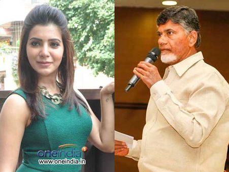 చంద్రబాబును కలిసిన హీరోయిన్ సమంత
