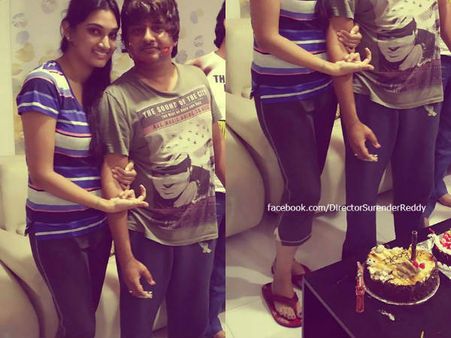 డైరెక్టర్ సురేందర్ రెడ్డి బర్త్ డే: భార్య హగ్గులు, కిస్సులు...