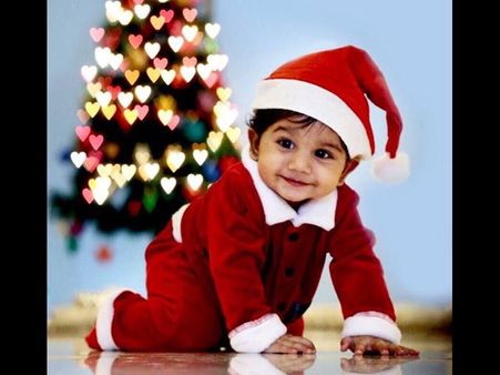 లిటిల్ శాంతా అవతారంలో అల్లు అర్జున్ కొడుకు (ఫోటోస్)