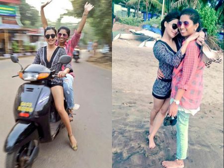 న్యూఇయర్ పార్టీ: గోవాలో సమంత ఎంజాయ్ (ఫోటోస్)