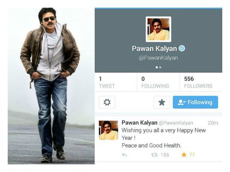 ట్విట్టర్ లో పవన్...అక్కడా రికార్డే