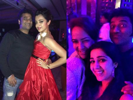 త్రిష: ఎంగేజ్ మెంట్ పార్టీ లో సినీ సెలబ్రెటీలు(ఫొటోలు)