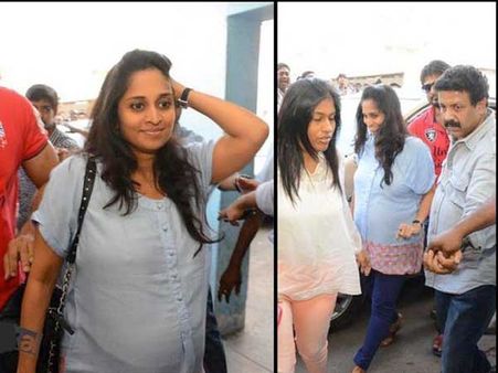 నిండు గర్భిణి: థియేటర్లో దర్శనమిచ్చిన హీరో అజిత్ వైఫ్