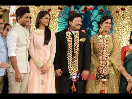 రాజేంద్రప్రసాద్ కుమారుడి రిసెప్షన్ లో సినీ సెలబ్రెటీలు (ఫొటోలు)