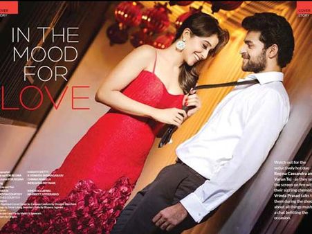 రొమాన్స్ మూడ్ లో : వరుణ్ తేజ, రెజీనా కలిసి...(ఫొటో)