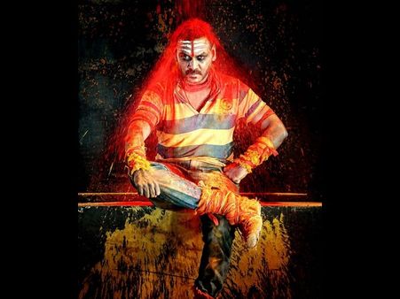 కాంచన-2: లారెన్స్ లుక్స్ భయంకరంగా... (ఫోటోస్)